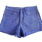 French Connection Women’s 10 Periwinkle Blue High Rise Jean Shorts Stretch Denim Photo 0