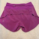 Lululemon  Magenta Speed Up Shorts 4" Photo 1