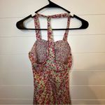 SheIn Women’s Pink Floral Backless Dress Size XS Wedding Party Cocktail Boho Fairy Photo 3