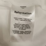 Reformation 💕💕 Dee Dress ~ Long Sleeve Mini Ivory Medium M NWT Photo 14