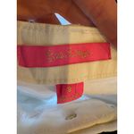 Lilly Pulitzer  Jeans Women 8 White Cotton High Rise Ankle Pants‎ Preppy Coastal Photo 9