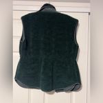 Anthropologie $128 Hunter Green Warm Cozy Cinched Faux Shearling Vest Fall Photo 4