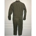 Current/Elliott  The Crew‎ Coverall Polkadot Jumpsuit Boilersuit Army Green M / 2 Photo 3