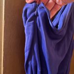 Reiss Flora Off-The-Shoulder Satin Midi Dress in Purple Photo 9