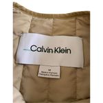 Calvin Klein Liner Jacket Khaki Quilted Winter Coat Outdoors Spring Preppy Photo 6