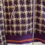 Modern Amusement  PURPLE DARF ORANGE AND OLIVE GREEN ZIP UP JACKET  2 POCKETS MED Photo 3