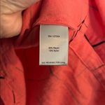 John Mark  Coral Plaid Button-Down Shirt with Black Square Design Photo 2