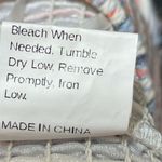 SheIn Smocked Tiered Mini Skirt Blue Orange White Stripe Size S Small Photo 5