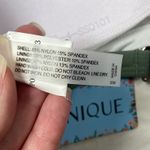 YONIQUE Olive Green Halter Bikini Top Size M Sewn In Pads Swimsuit Top Size M Photo 4