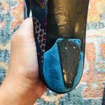 Stuart Weitzman FOR MR. SEYMOUR Vintage Blue Silk Tie Print Suede Heels 8 AAA Photo 9