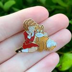 Vintage 1982 Orphan Annie & Dog Sandy Brooch Pin By Applause Gold Backing Multiple Photo 0