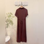 Trois Imogen Maxi Dress in Chocolate Brown One Size NWT Photo 4
