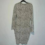 Express Women’s Midi Sweater Dress B17 Tan Size M Photo 1