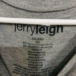 Jerry Leigh  Women T-Shirt Good Things Are Going To Happen‎ Crew Neck Gray Sz 2XL Photo 5