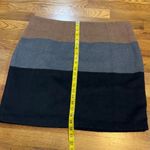 Amanda & Chelsea  Womens XL Black Brown Gray Wool Blend Lined Mini Skirt Workwear Photo 8