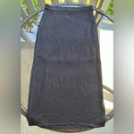 House of Harlow 1960 Metallic Knit Side Slit Maxi Skirt in Black Photo 15