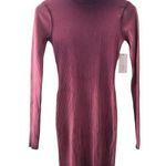 Cotton Citizen  The Ibiza Lavender Long Sleeve Bodycon Mock Neck Dress Photo 0