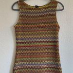 Y2k rainbow knit mini dress Green Photo 2