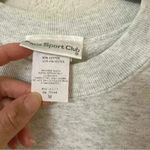 VTG Scottie Dog Embroidery Crewneck Vintage Paris Sports Club Crew Gray Size M Photo 2