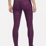Nike NWT   Dri-FIT One High-Waisted Printed Leggings Purple S DM7274-503 08 Photo 1