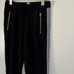 Ramy Brook Apres Jake Jogger Pants Small Black Stripe Photo 3