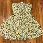 Tanya Taylor NWT  Lizzie camo Floral Strapless mini Dress size 4 retail $495 Photo 1