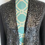 Eileen Fisher Black Sequins Cardigan size Medium Merino Wool Photo 1