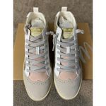 New Miim Daisy Glitter Star Sneakers‎ Size 6.5 White Photo 2