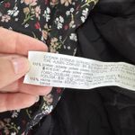 ZARA  Dress Womens Small Floral V Neck Short Sleeve Empire‎ Waist A Line Boho Photo 3