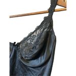 Jaclyn Smith Black Lace Trim Lingerie Slip Dress Nightie Sleepwear Photo 3