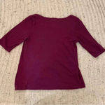 Old Navy  Maternity maroon 3/4 sleeve shirt, size small​ Photo 1