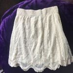 Alya  Ivory Lace Skirt Size M Photo 3