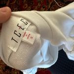 TCEC White Boutique Puff Sleeve Top Size S Photo 2