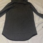 Athleta  dark charcoal Gray Hooded Long Sleeve Sweatshirt hoodie XS Photo 6