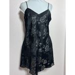 Victoria's Secret Victoria’s Secret Vintage 1990’s Gold Label Black Lace Bow Slip Babydoll Size S Photo 2
