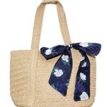 Draper James ‎ Everyday Straw Shoulder Bag - Natural Photo 0