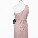 Adrianna Papell - Stardust Pleated One Shoulder Gown Photo 11