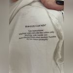 The Black Dog  Label white / black cotton, 3/4 sleeve, button up Henley top; M Photo 8