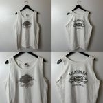Harley Davidson Vintage Y2K  Chandler AZ Tank Top Womens White XL Extra Large USA Photo 11