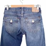 True Religion Slim Straight Back Flap Jeans Island Song Wash Women’s Size 26 Photo 3