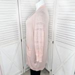 Torrid  Open Front Stich Detail Duster Cardigan Sweater Baby Pink 3X Photo 2