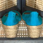Coldwater Creek Walk With Me by  Turquoise Espadrilles w/Rope-Wrapped Sole Wedges Photo 2