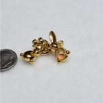 Vintage Avon Fun Funky Rhinestone Gold Tone Bunny Post Like New Earrings Photo 3