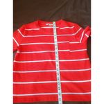 Banana Republic  Crew Neckline Cropped Top Long Sleeve Skimmer Stripe Size XS Photo 10