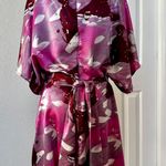 BCBGMAXAZRIA pink/purple /white dress size L Brand New Photo 4