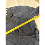 Shona joy NWT  Navy Woven Linen Wrap Dress, MiniLength Size 6 Photo 7