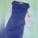 Chiara Boni NEW La Petite Robe Melania Jersey Blue Notte Dress sz IT 40 US 4 Photo 3