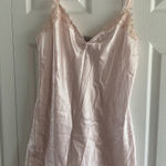 Nine & Co. XL‎ Pink Slip Dress Floral Lace Photo 0