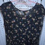 Banana Republic  Floral Rayon Button Front Sleeveless Midi Dress Size M Photo 4