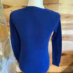 Gap  Royal blue sweater with ruffle detail Photo 4